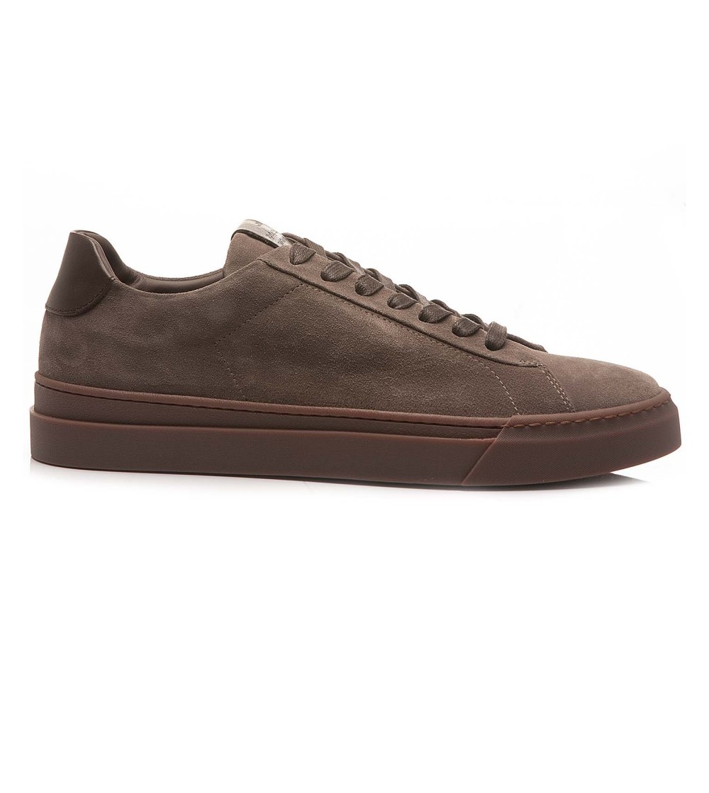 Stokton Sneakers Cassetta Plantare Estraibile Camoscio Marrone