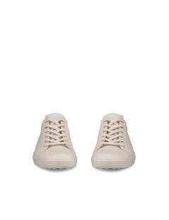 Ecco Sneakers Bassa Elastico Laterale Plantare Estraibile Nappa Beige