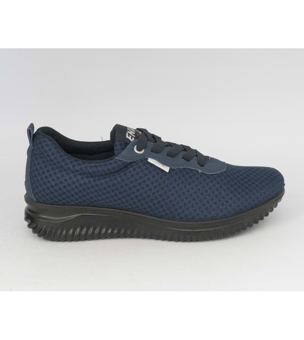 Enval Soft Sneakers Donna Tessuto Elastic a Calza Blu