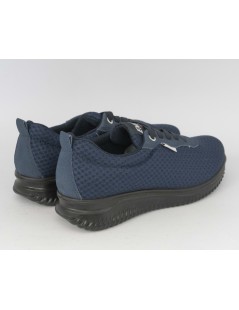 Enval Soft Sneakers Donna Tessuto Elastic a Calza Blu
