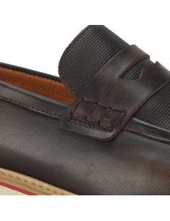 Ambitious Mocassino College Tomaia Traforata Morsetto Testa di Moro