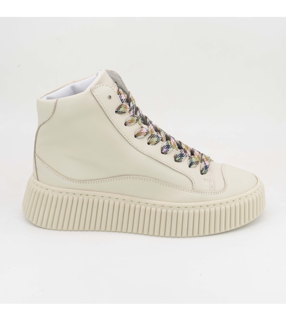 Méliné Sneakers Polacchine City Fondo Platform Nappa Beige