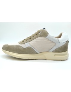 Callaghan Goliat Sneakers Hogan Vaschetta Lacci Elastici Bianco Pietra