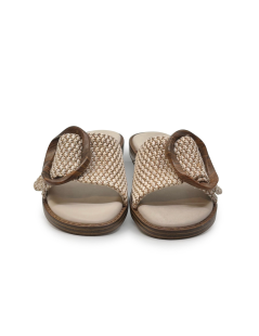 Carmela Ciabattina Monofascia Fibbia Beige