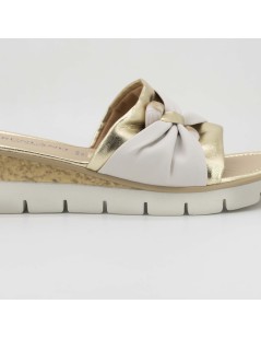 Grunland Ciabatta Media Monofascia Nappa Spilla Platino