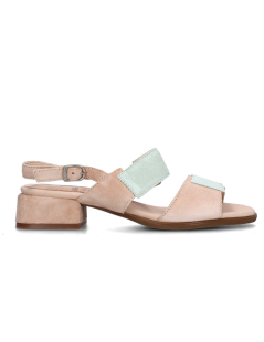 Callaghan Kylie Sandalo Medio 2 Fasce Camoscio Rosa Menta