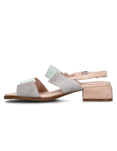 Callaghan Kylie Sandalo Medio 2 Fasce Camoscio Rosa Menta