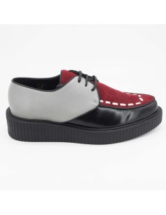 Hegos Stringata Multicolor Camoscio Pelle Nero Bordeaux