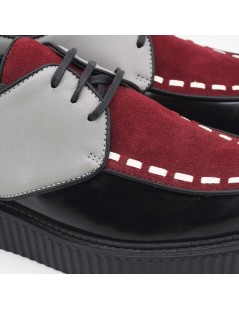 Hegos Stringata Multicolor Camoscio Pelle Nero Bordeaux