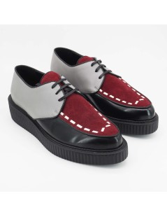 Hegos Stringata Multicolor Camoscio Pelle Nero Bordeaux