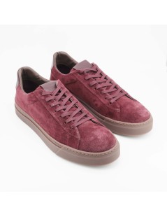 Stokton Sneakers Cassetta Plantare Estraibile Camoscio Bordeaux