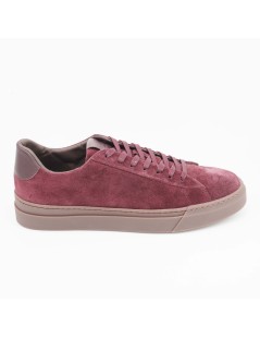 Stokton Sneakers Cassetta Plantare Estraibile Camoscio Bordeaux