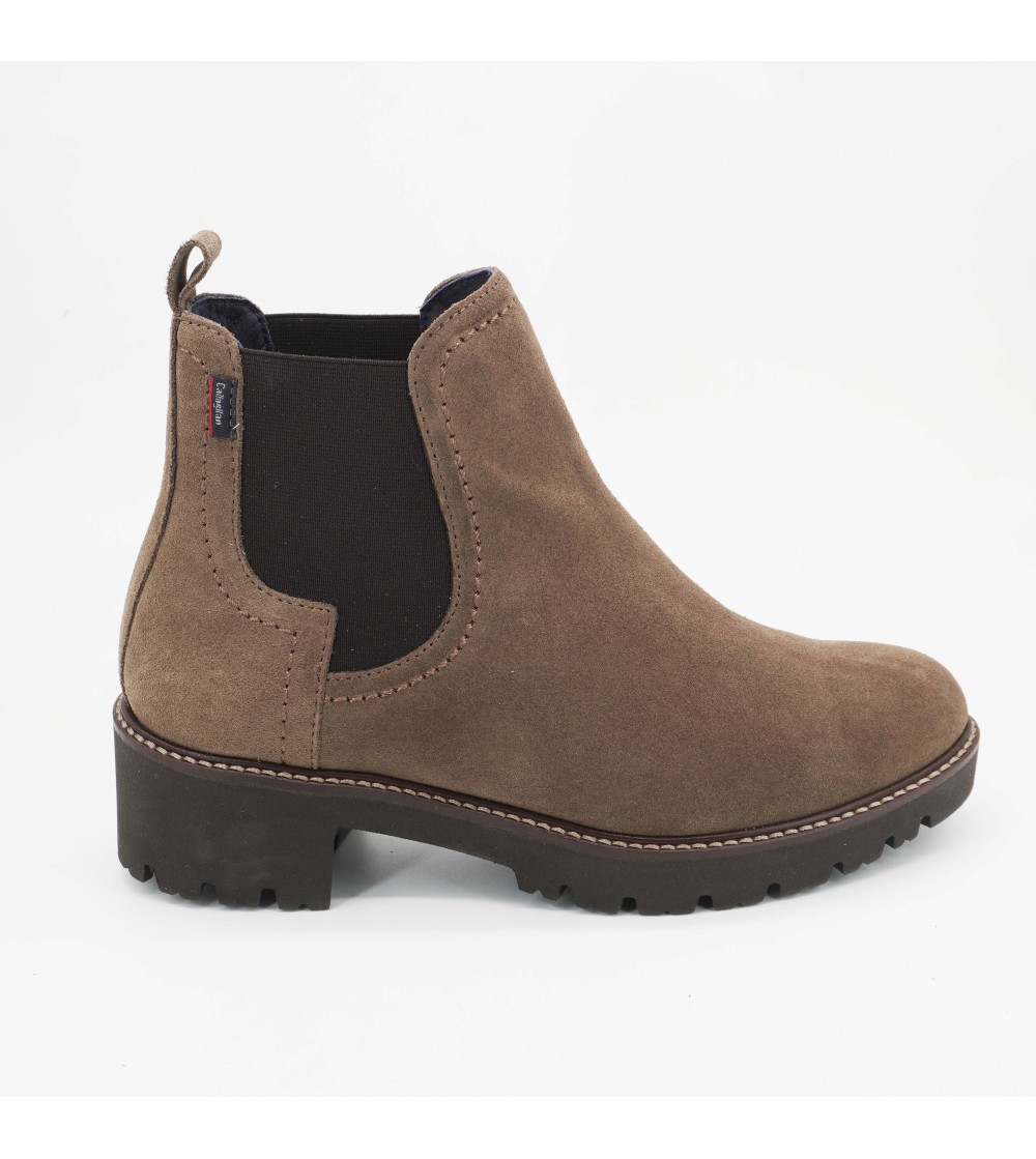 Callaghan Tronchetto Freestyle Caviglia Doppio Elastico Camoscio Tartufo