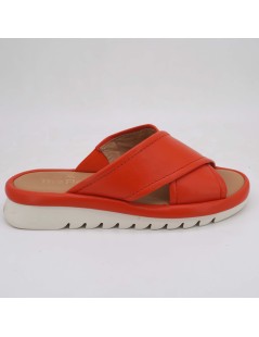 The Flexx Ciabattina WREN Incrocio Tutto Pelle Corallo