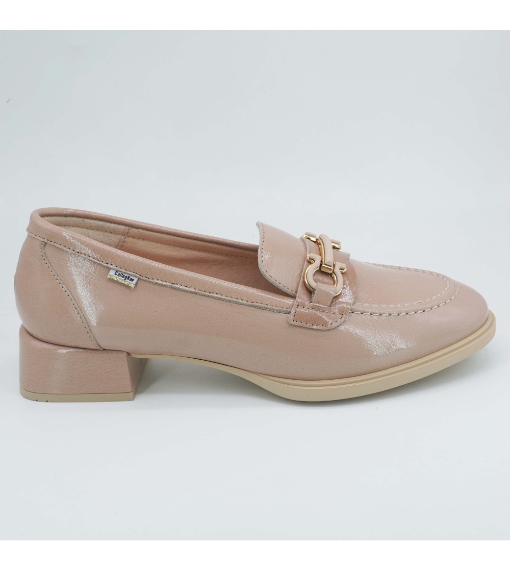 Callaghan Mocassino Rimini Tacco Medio Accessorio Naplak Rosa