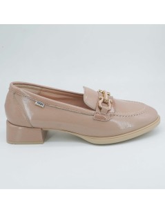 Callaghan Mocassino Rimini Tacco Medio Accessorio Naplak Rosa