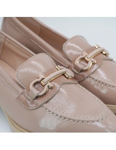 Callaghan Mocassino Rimini Tacco Medio Accessorio Naplak Rosa