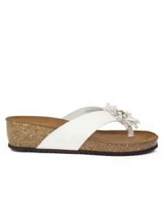 Grunland Ciabatta Infradito Bio Fiore Bianco