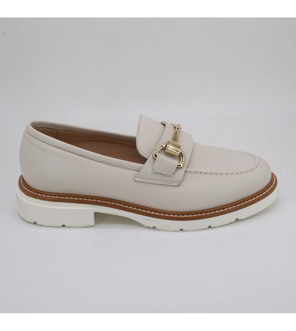 Luca Grossi Mocassino College Morsetto Guardiolo Nappa Latte