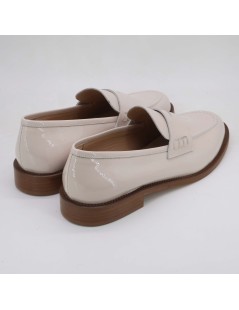 Luca Grossi Mocassino College Slim Fondo Cuoio Naplak Cipria