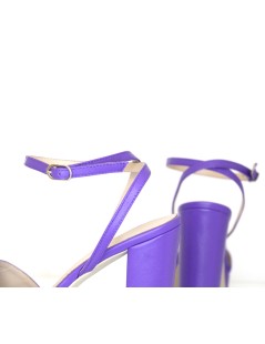 Emanuela Passeri Sandalo Plateau Braccialetto Viola