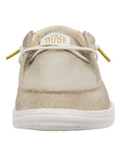 Hey Dude Slipon Donna Bassa Glitter Oro