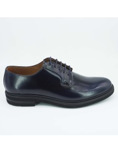 Franco Fedele Stringate Derby Fondo Light Spazzolato Blu