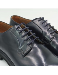 Franco Fedele Stringate Derby Fondo Light Spazzolato Blu