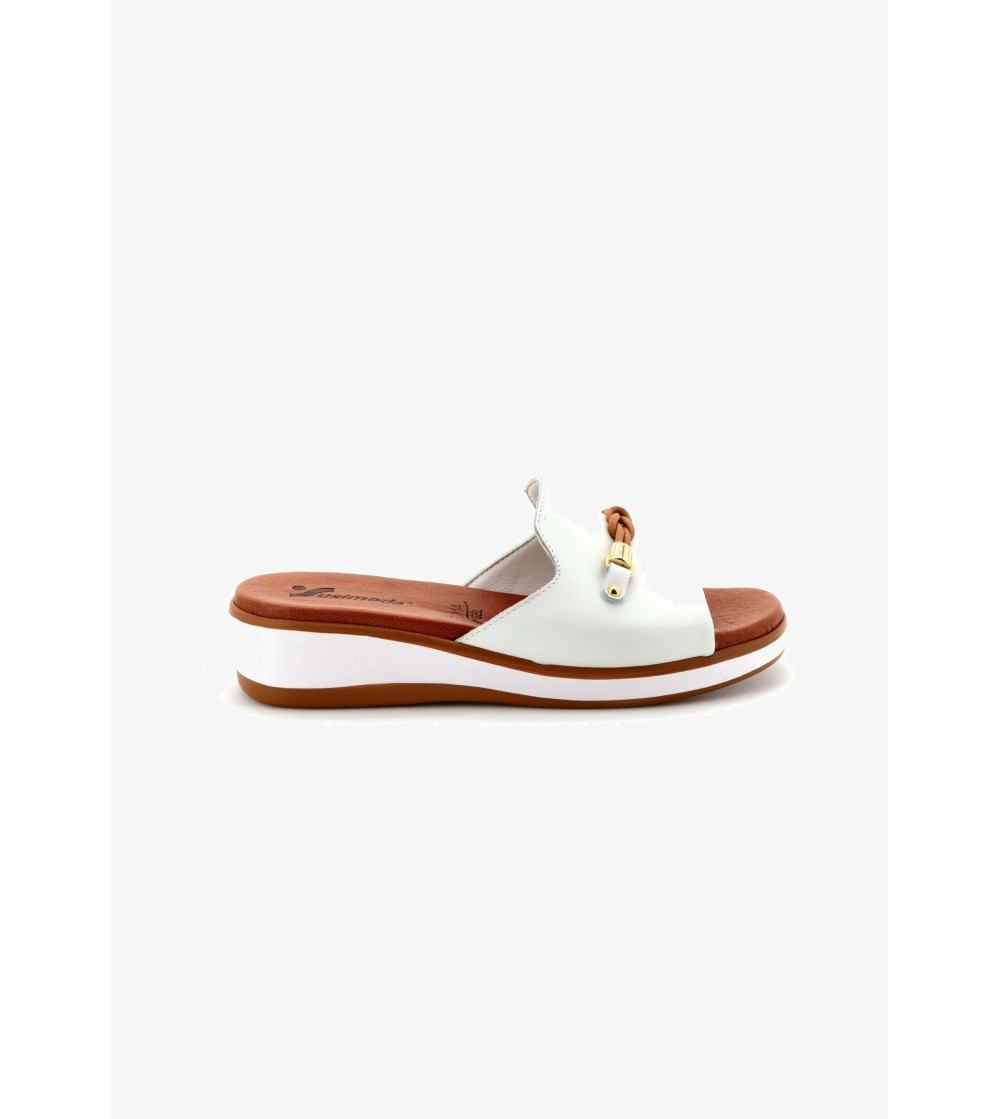 Susimoda Ciabatta Monofascia Gel Laccetto Bianco