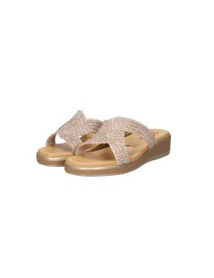 Susimoda Ciabatta Gel Fascette Strass Trasversali Rame