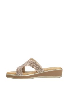 Susimoda Ciabatta Gel Fascette Strass Trasversali Rame