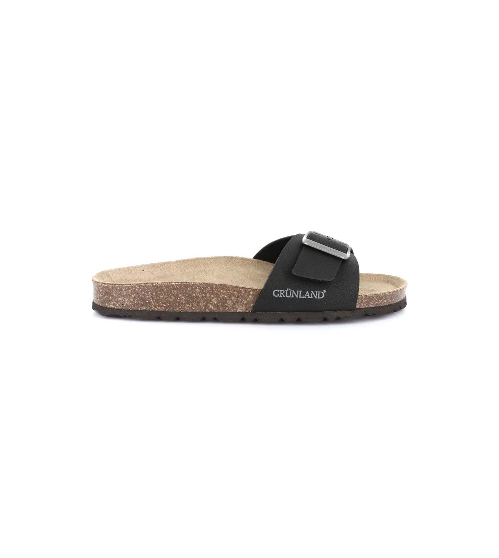 Grunland Ciabattina Bio Monofascia Birk Bassa Nero