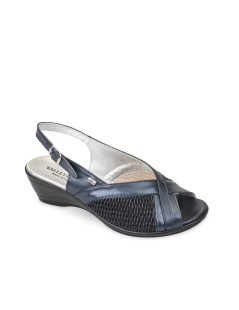 Valleverde Sandalo Comfort Elasticizzato Blu