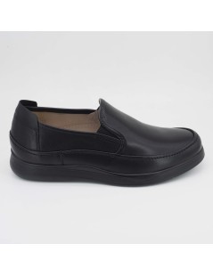 Grunland Mocassino Classic Slipon Plantare Estraibile Nappa Nero