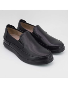 Grunland Mocassino Classic Slipon Plantare Estraibile Nappa Nero