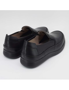 Grunland Mocassino Classic Slipon Plantare Estraibile Nappa Nero