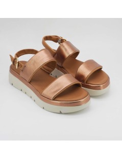 Sekada Sandalo Zeppa 2 Fascie Plantare Gel Nappa Rame