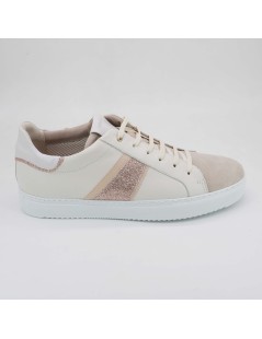 Grunland Sneakers Urban Cassetta Basso con Inserti Panna