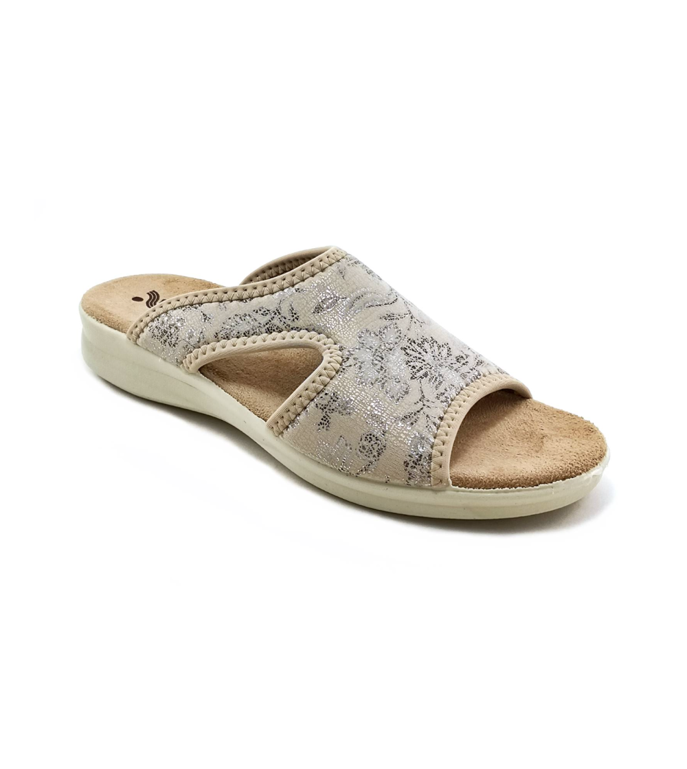 Susimoda Ciabatta Zeppa Fascia Aperta Elastica Beige