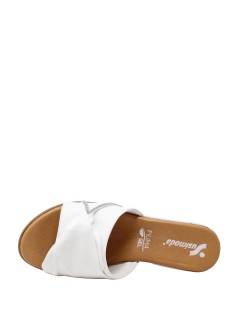 Susimoda Ciabatta Zeppa Plantare Gel Fascia Incrocio Bianco