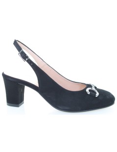 Soffice Sogno Chanel Morsetto Strass Tacco Medio Nero