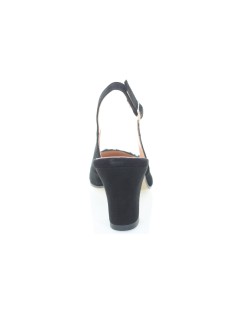 Soffice Sogno Chanel Morsetto Strass Tacco Medio Nero