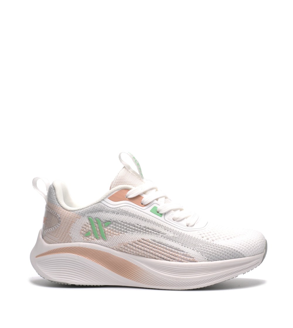 The Flexx Cynthia Sneakers Sport Tessuto Memory Bianco Verde