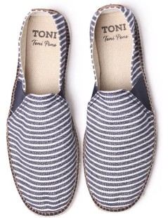 Toni Pons Slipon Espadrillas Corda Elastici Crudo Marino