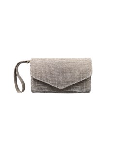 Soffice Sogno Pochette Glitter Patta Calamita Bracciale Catena Platino
