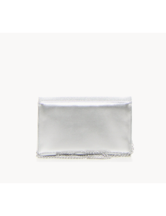 Valleverde Pochette Elegante Patta Trasversale Argento