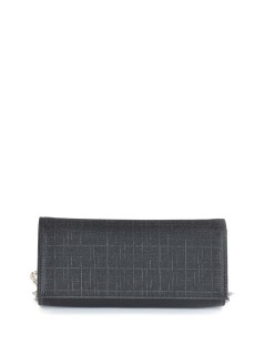 Cinzia Soft Pochette Glitter Nero