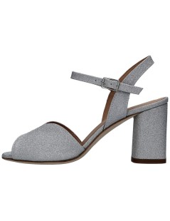 Lazzarifelici Sandalo Tacco Alto Chanel Braccialetto Argento