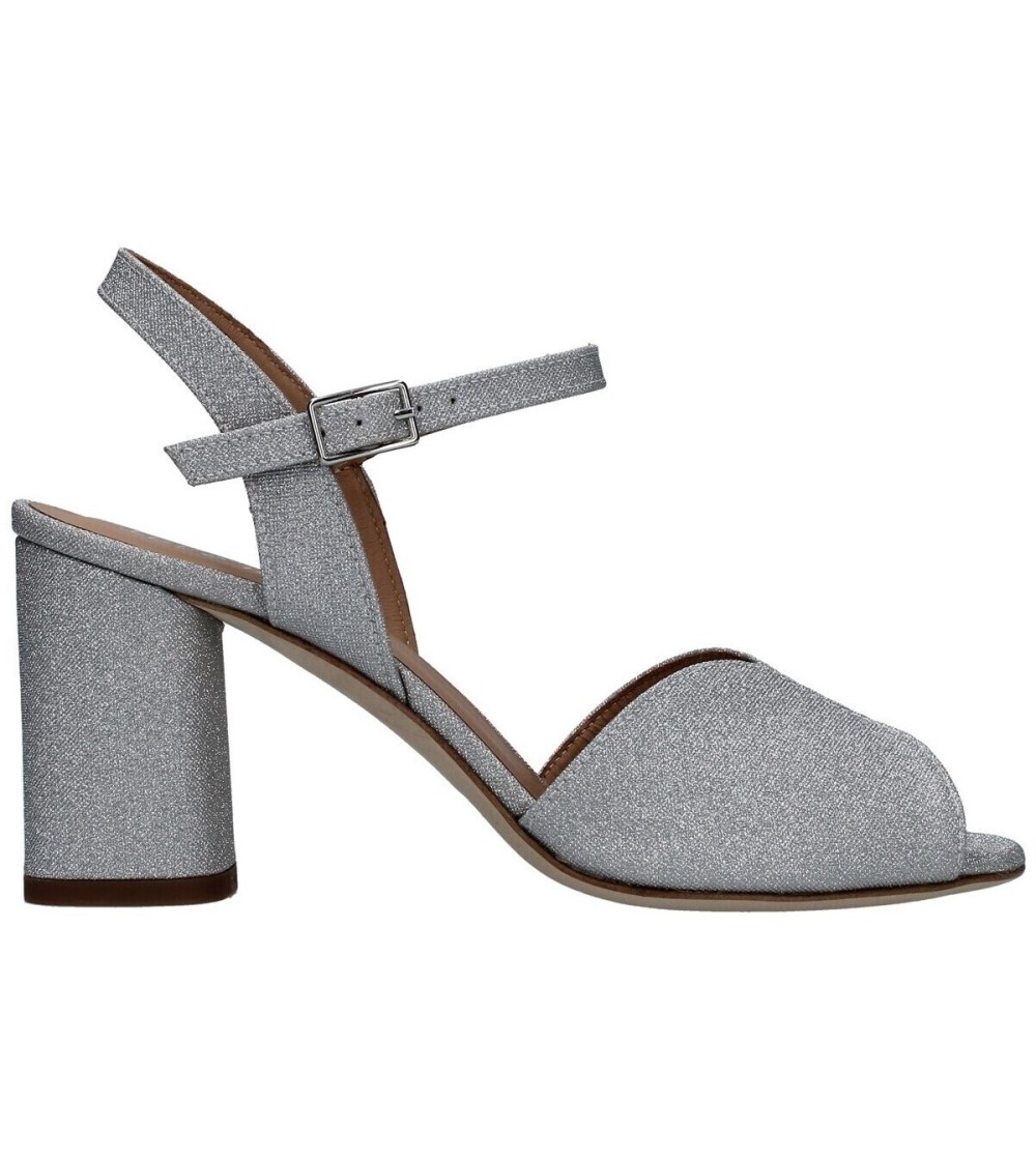 Lazzarifelici Sandalo Tacco Alto Chanel Braccialetto Argento