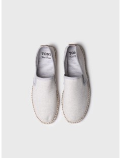 Toni Pons Slipon Espadrillas Fondo Corda Grigio